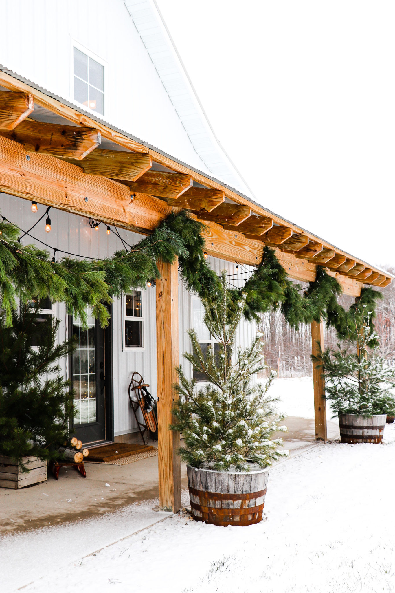 How To Make Fresh Christmas Garland Fletcher Creek Cottage