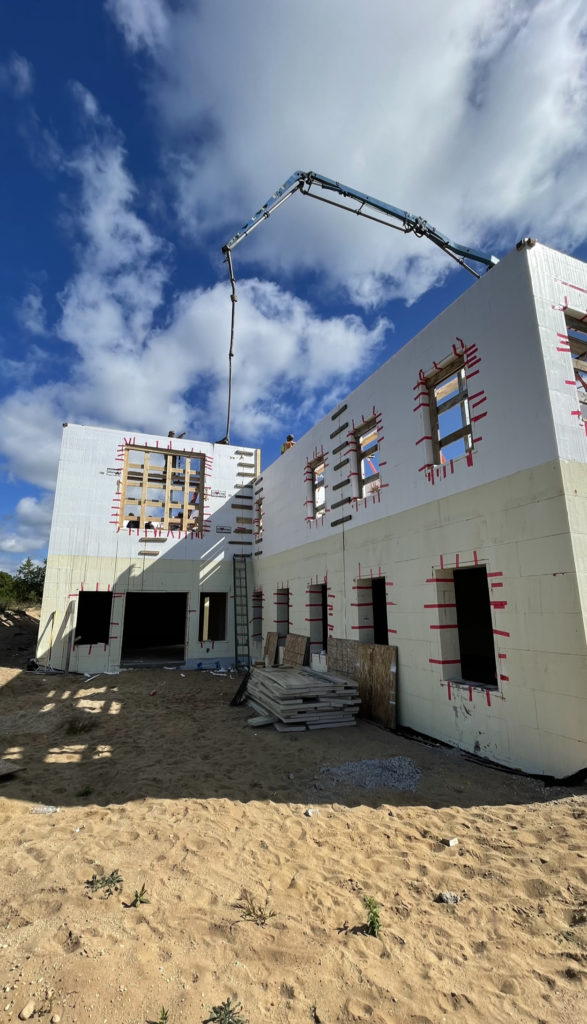 Building and Pouring ICF Walls