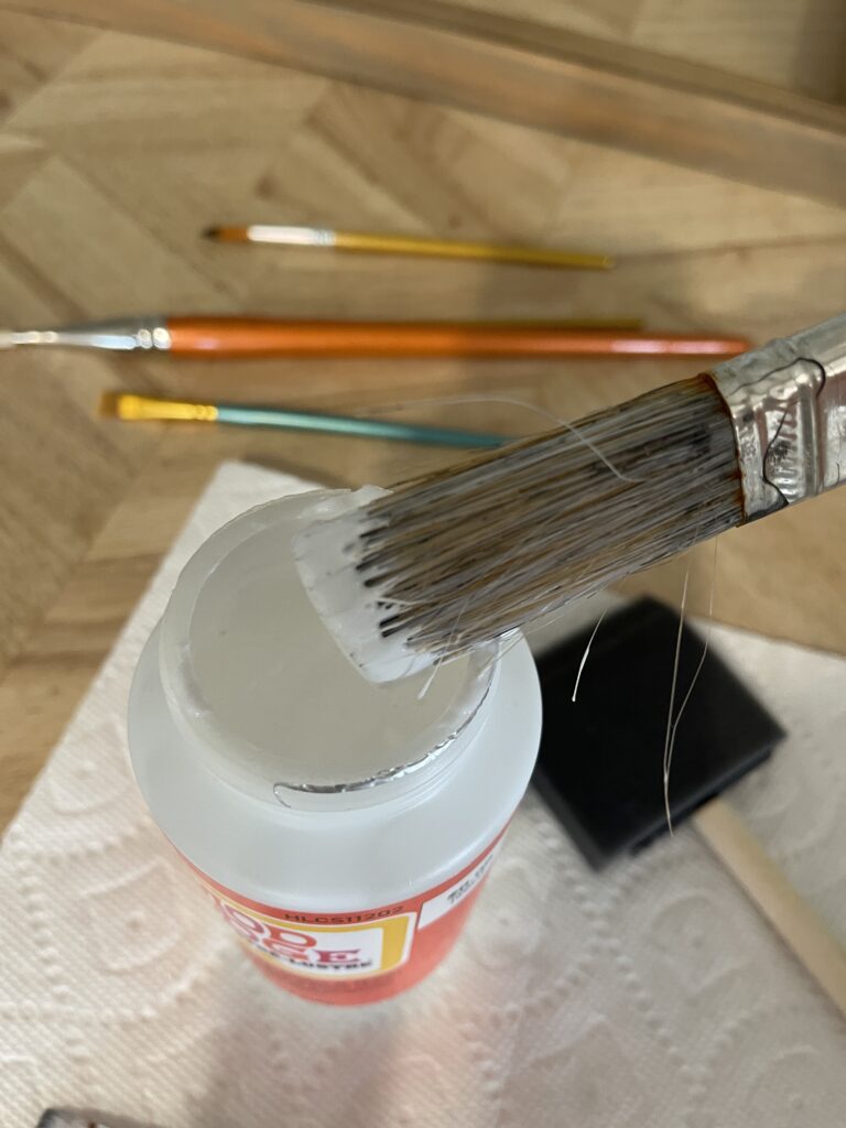 diy artwork, turning a prints into paintings