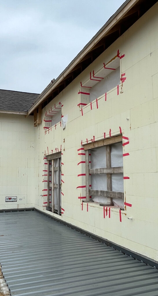 ICF house build