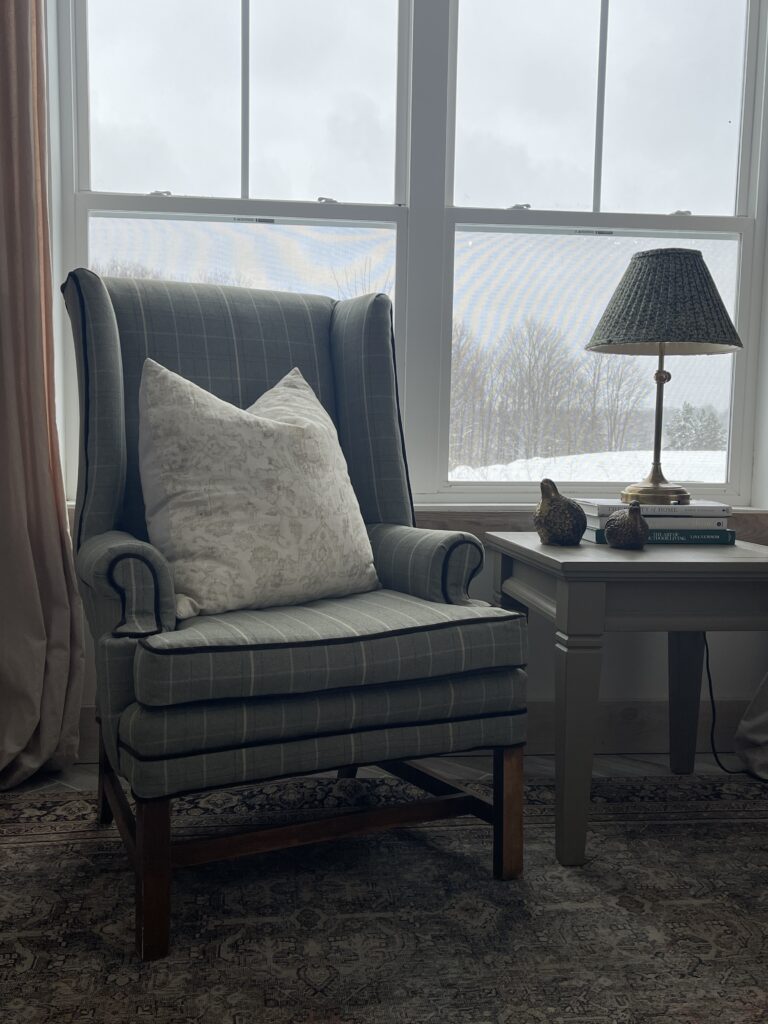 KOVI Fabrics to Reupholster Old Wingback Chairs