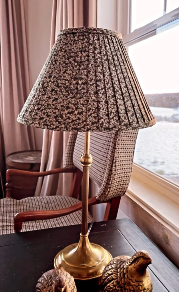 how to make a pleated lampshade