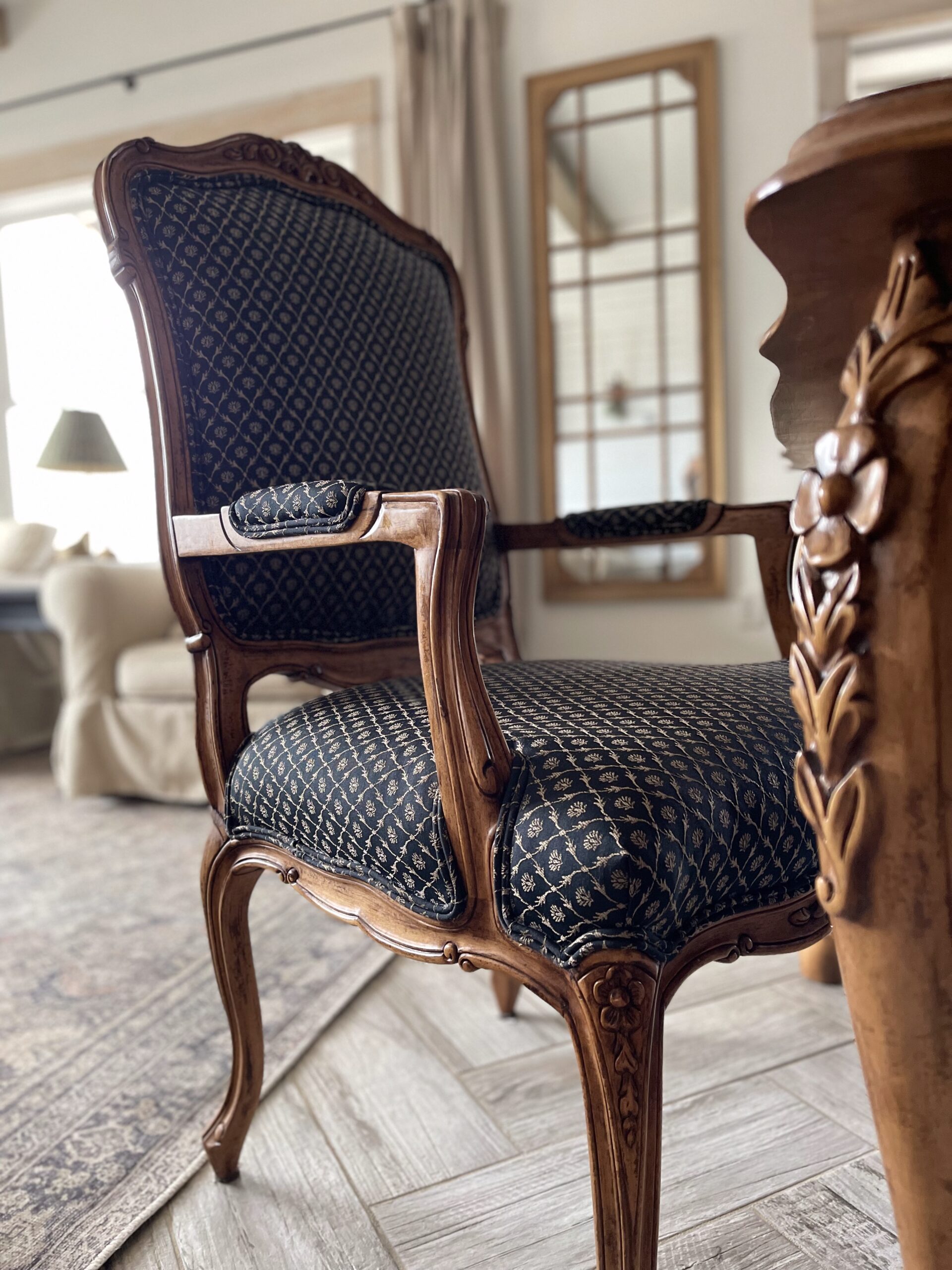 reupholstering dining chairs